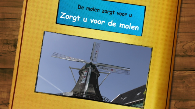 Hoera de molen draait weer