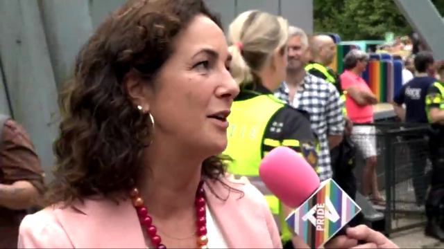 Burgemeester Femke Halsema over haar Pride