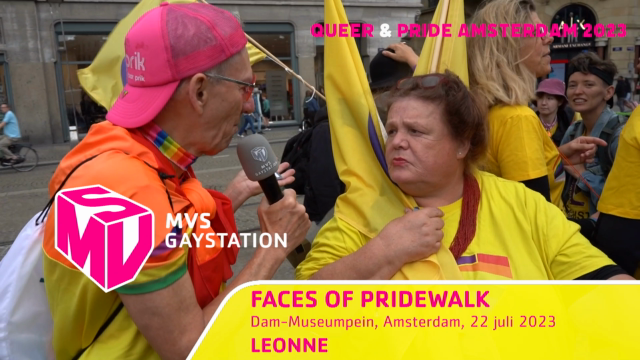 Pride TV- MVS Gaystation: Faces of Pridewalk: Leonne intersex, en de eerste Nederlander met een X in het paspoort.