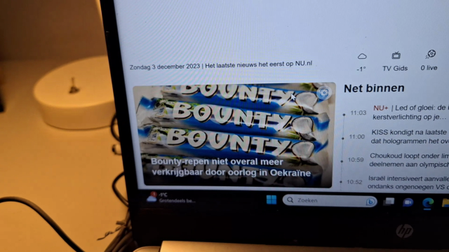 Geen bounty,  krijgen we voedseltekorten in Nederland?